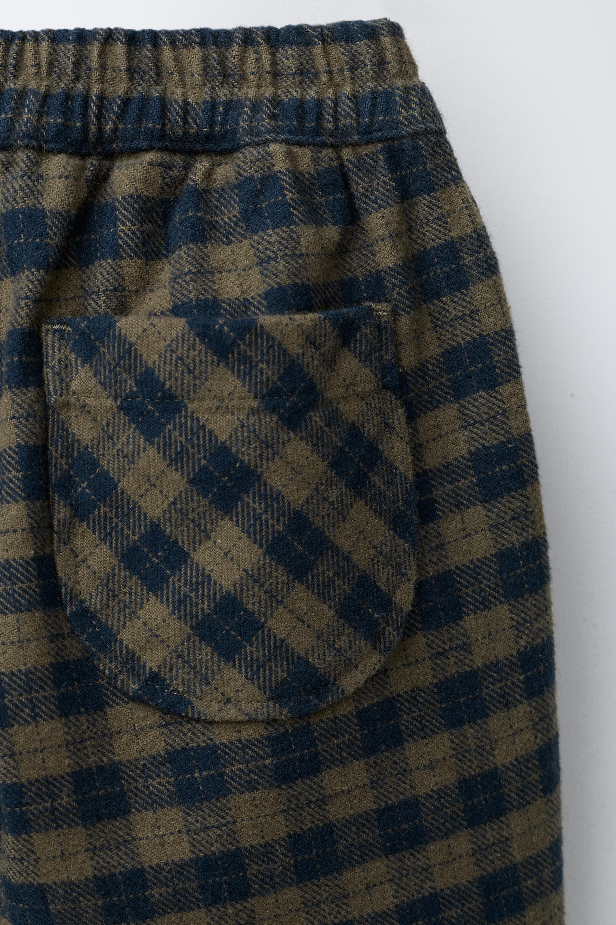 PANTALON BALLON À CARREAUX SOFT TOUCH